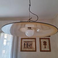 Lampadario a Spirale in Vetro di Murano