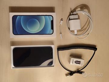 Iphone 12 128 GB Blu + Accessori