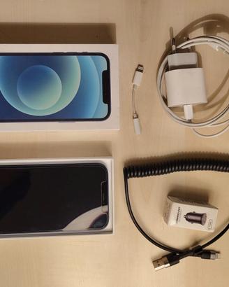 Iphone 12 128 GB Blu + Accessori