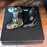 PlayStation 4 slim 500 gb + 2 joystick