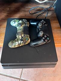 PlayStation 4 slim 500 gb + 2 joystick