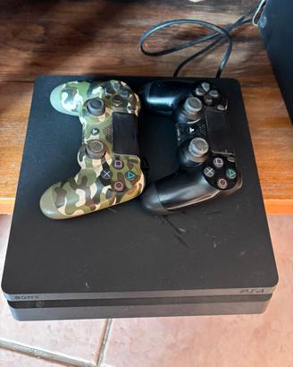 PlayStation 4 slim 500 gb + 2 joystick