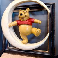 Resina Winnie The Pooh su Mezzaluna - Vintage