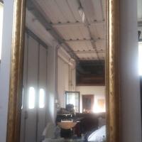 -SPECCHIERA IN FOGLIA D' ORO DELLA META' 800.