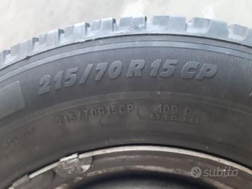 4 gomme per Fiat Ducato 215/70 R15