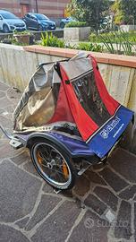 carello porta bambini per le bici
