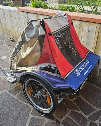 carello porta bambini per le bici