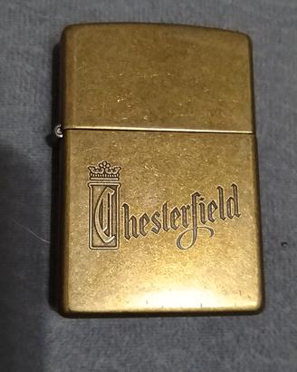 Accendino Zippo Vintage Chesterfield in Ottone 