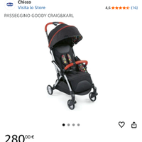 Passeggino leggero Chicco Goody Craig&Karl edizion