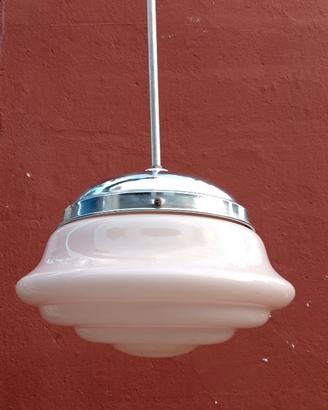 Lampadario art decò in vetro di Murano collezione 