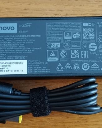 alimentatore originale notebook lenovo
