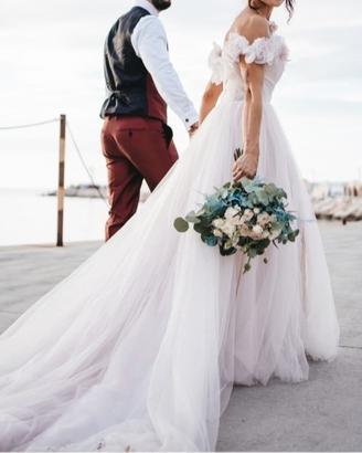 meraviglioso abito da sposa 