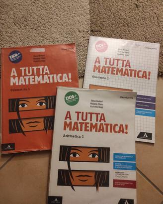 libri prima media A tutta matematica 1