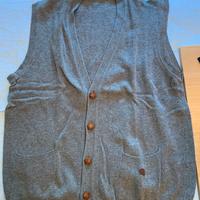 Gilet grigio XL Lana