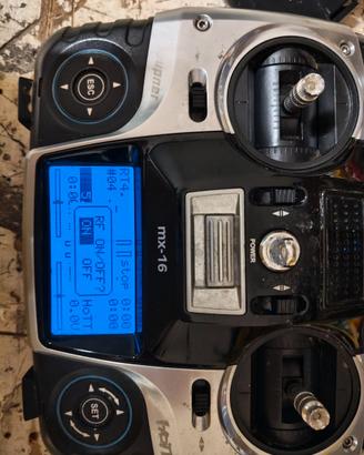 Radiocomando Graupner mx16Hott