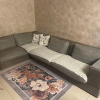 Divano angolare in tessuto