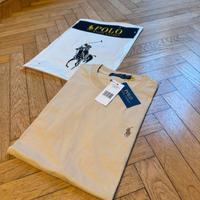 Maglia Polo Ralph Lauren Beige Logo Cavallo Beige