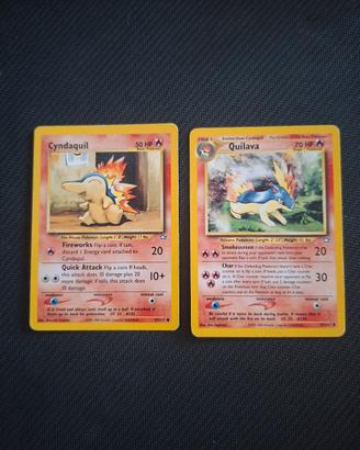 Carte Pokemon Cyndaquil Quilava Neo Genesis