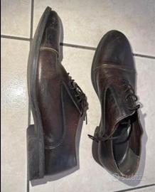 Scarpe eleganti uomo Zara marroni taglia 42