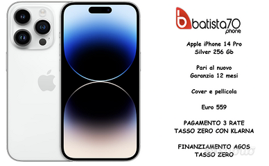 Apple iPhone 14 Pro Silver 256 Gb