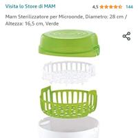 Sterilizzatore biberon MAM da micronde
