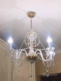 Lampadario in cristallo