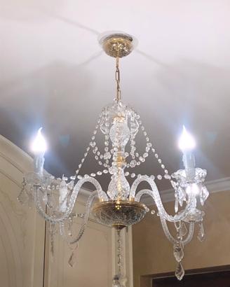 Lampadario in cristallo