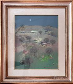 Quadro olio su tela  Manlio Bacosi 38x48