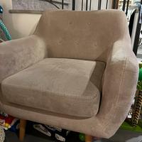 Poltrona in stile anni 50/60 artigianale