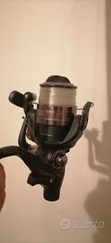Canna da pesca 3,8mt da carp fishing con mulinello