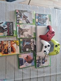 X boxe one s + 3 Controller Wireless + giochi 