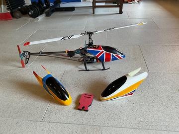 Gaui Hurricane 200 flybarless. Elicottero 3D