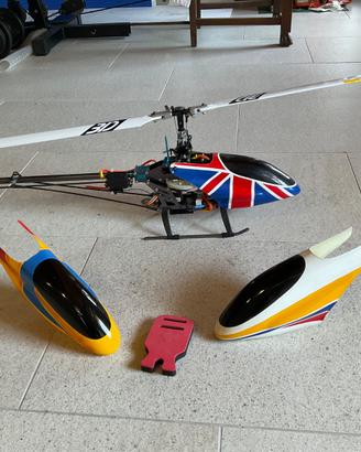 Gaui Hurricane 200 flybarless. Elicottero 3D