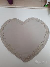 4 Tovagliette a cuore Blanc Mariclo'