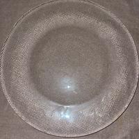 Piatto trasparente/centrotavola