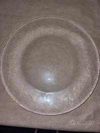 Piatto trasparente/centrotavola