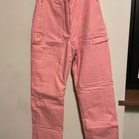 PANTALONI SCI VINTAGE-ROSA TAGLIA 42-COLMAR