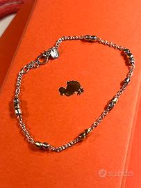 DoDo braccialetto granelli in argento e oro nuovo