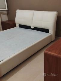 letto matrimoniale con box contenitore