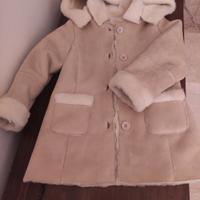 montone cappottino bambina 4/5 anni