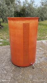 Fusto in vetro resina con rubinetto 300 litri 
