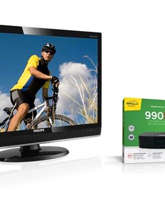 Monitor TV LCD Full HD con Decoder T2