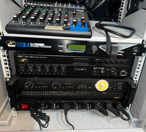 Impianto audio da locale