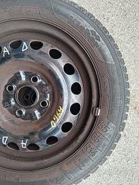 4 Gomme Invernali Kleber 155/65 R14 con Cerchi