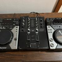 Pioneer cdj 400 e djm 250 mk2