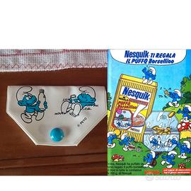 borsellino puffi anni 80 