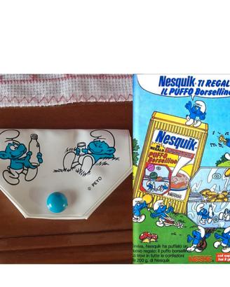 borsellino puffi anni 80 