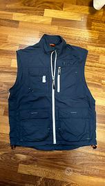 Smanicato Colmar Vintage Utility Vest Blu Scuro"
