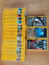 Lotto 25 videocassette VHS National Geographic