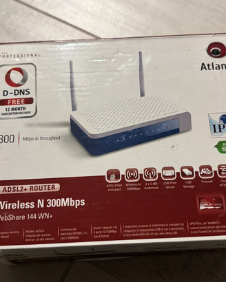 Atlantis WebShare 144 WN+ modem router